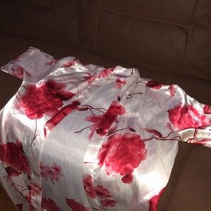 Beautiful Pink Flower Robe